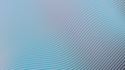 Modern background of light blue waves of many surfaces