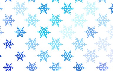 Light BLUE vector layout in New Year style.
