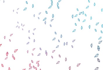 Light Blue, Red vector hand painted backdrop.