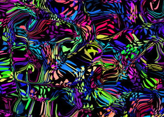 abstract leopard print texture design