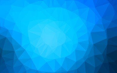 Obraz premium Light BLUE vector polygon abstract layout.