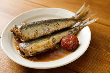 イワシの梅干し煮