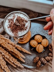 coffee and cinnamon