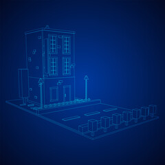 City building real estate concept.