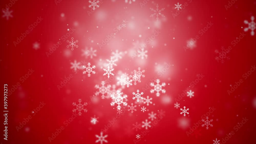 Poster abstract background the snowflake falling for christmas celebration and decoration, snow and particl