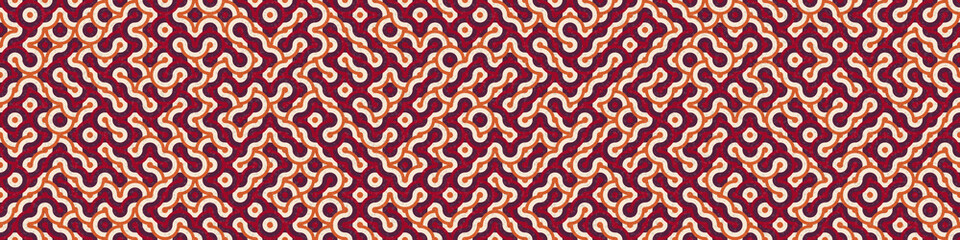 Abstract Geometric Pattern generative computational art illustration