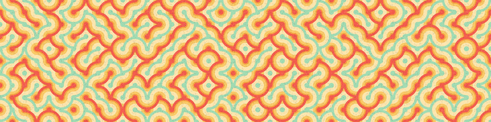 Abstract Geometric Pattern generative computational art illustration