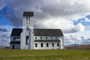 Fototapeta na wymiar Skalholt cathedral - church of Iceland
