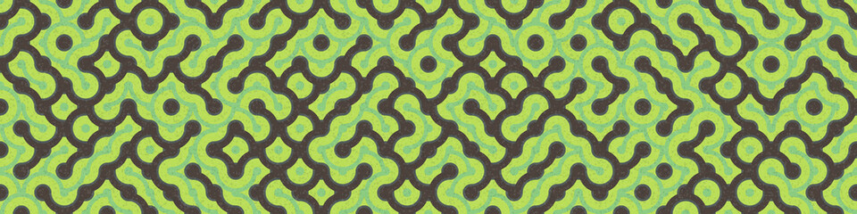 Abstract Geometric Pattern generative computational art illustration