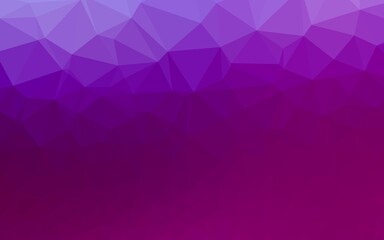 Light Purple vector abstract polygonal cover.