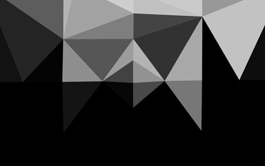 Fototapeta premium Light Silver, Gray vector blurry triangle pattern.