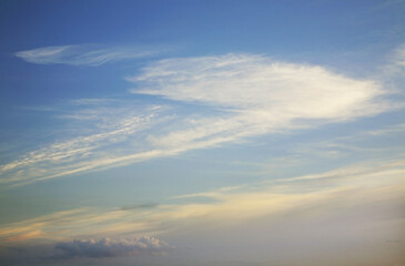 Obraz premium Sky in Maselga village. Kargopol district. Arkhangelsk Oblast. Russia