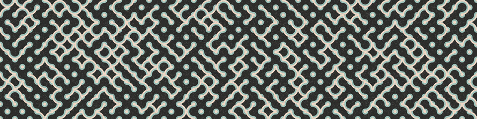 Abstract Geometric Pattern generative computational art illustration