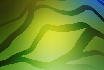 Light Green, Yellow vector abstract layout.