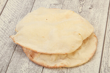 Traditional Pita bread for snack