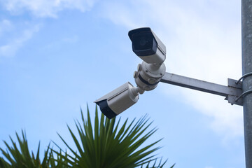 Outdoor waterproof ip security surveillance video camera.