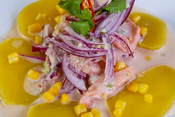 Ceviche with salmon