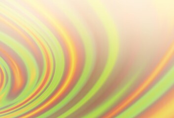 Obraz premium Light Yellow, Orange vector template with liquid shapes.