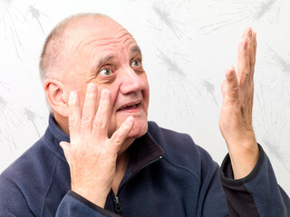 portrait vieil homme gâtes d'émerveillement