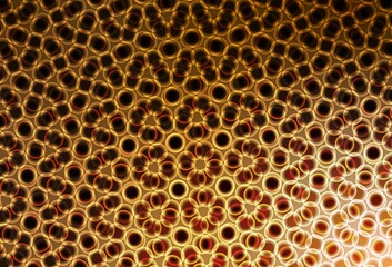 Dark Orange vector background with spots.