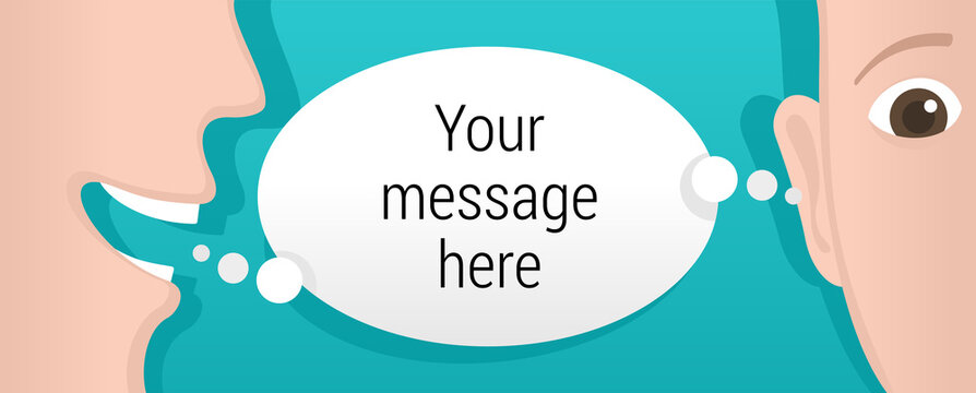 Special offer banner template - human face