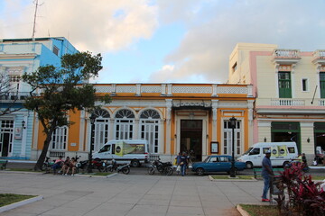 Matanzas old colonial buildings in Cuba
