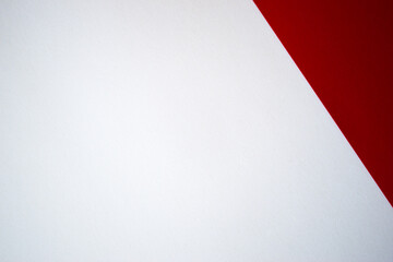 White and red geometric blank background, wallpaper, template