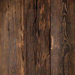 Old wood texture empty dark background, copy space