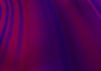 Dark Purple vector background with bent lines.