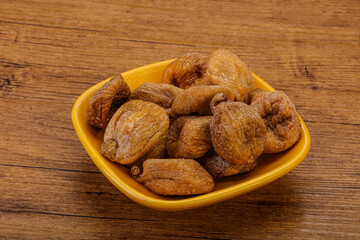 Dry sweet fig fruit heap