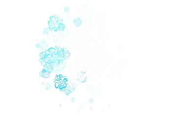 Light Multicolor vector backdrop with memphis shapes.