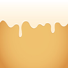 white sweet melting icing background vector illustration EPS10
