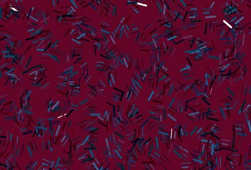 Dark multicolor, rainbow vector texture with colorful lines.