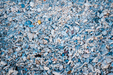 cave pagoda with Great cliffs on Ly Son Island, Quang Ngai Province, Vietnam