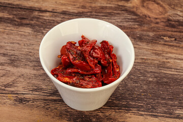 Dried tomato with olive oil