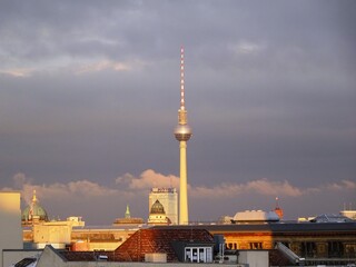 Blick vom Potsdamer Platz  zum Alexanderplatz 