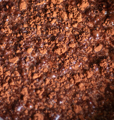 cook parashock cocoa with milk, morning drink abstract background