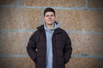 portrait of young man smiling