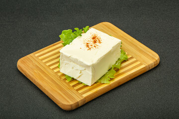Greek traditional soft feta cheese