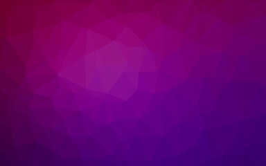 Obraz premium Light Purple vector low poly cover.