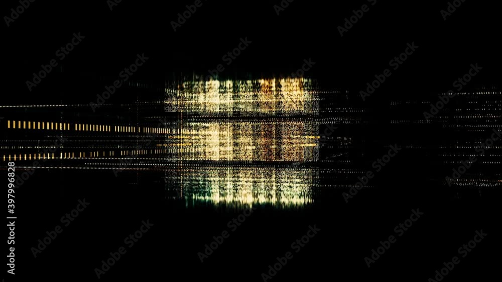Poster abstract visualization of artificial intelligence self transformation and learning. animation. ai cr