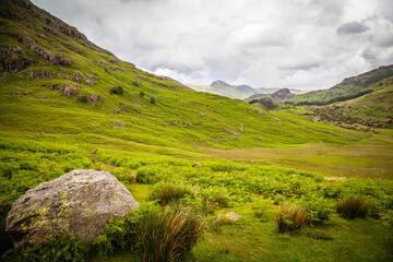 Mountains in the Lake district,  Cumbria,  United Kingdom