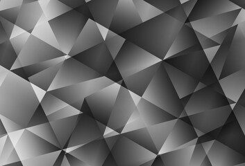 Light Gray vector polygon abstract layout.