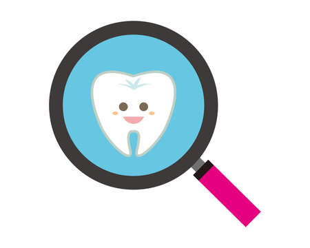 recommend clip art: Tooth character illustration. Dentist . dental clinic　
