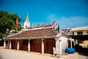 An ancient temple on Ly Son Island