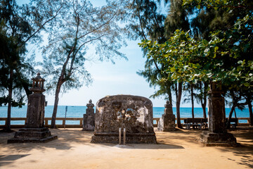 An ancient temple on Ly Son Island