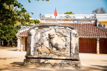 An ancient temple on Ly Son Island