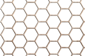 Structure nid d’abeille en bois