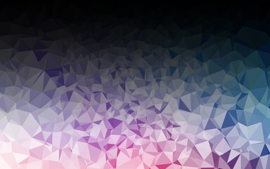 Obraz premium Light Blue, Red vector blurry triangle texture.