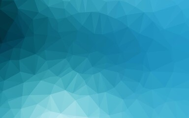 Fototapeta premium Light BLUE vector abstract mosaic backdrop.